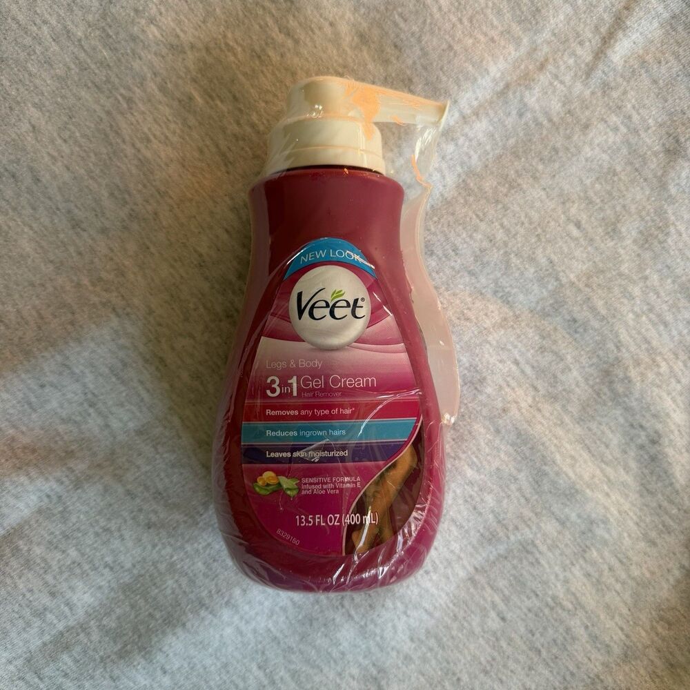 3 In 1 Veet Hair Removal Gel Cream Legs & Body 13.50 Oz Sealed NEW